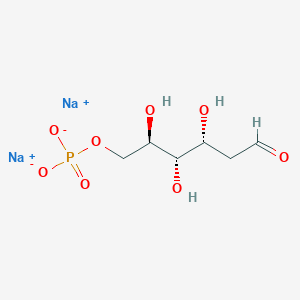 molecular formula C6H11Na2O8P B8201707 Sodium (2R,3S,4R)-2,3,4-trihydroxy-6-oxohexyl phosphate 