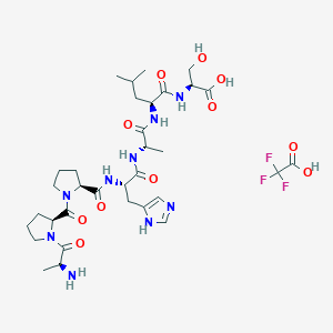 molecular formula C33H50F3N9O11 B8201713 RS 09 (Tfa) 