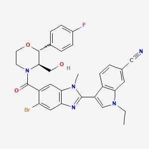 molecular formula C31H27BrFN5O3 B8201718 Pde12-IN-1 
