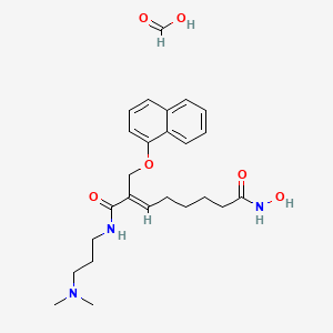 molecular formula C25H35N3O6 B8201730 Ivaltinostat (formic) 
