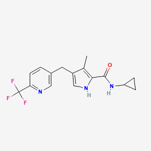 molecular formula C16H16F3N3O B8201807 CID 154699462 