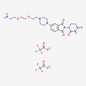 Thalidomide-Piperazine-PEG2-NH2 (diTFA)