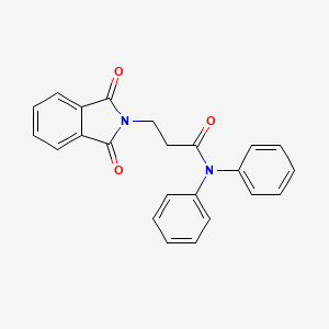 molecular formula C23H18N2O3 B8201839 3-(1,3-dioxoisoindol-2-yl)-N,N-diphenylpropanamide 