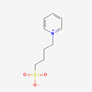 molecular formula C9H13NO3S B8201859 4-(Pyridin-1-ium-1-yl)butane-1-sulfonate 
