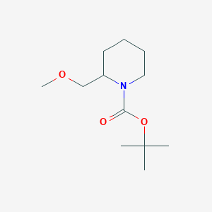 molecular formula C12H23NO3 B8201867 tert-Butyl 2-(methoxymethyl)piperidine-1-carboxylate 