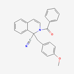 2-Benzoyl-1-(4-methoxybenzyl)-1,2-dihydroisoquinoline-1-carbonitrile