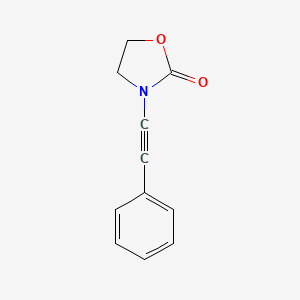 molecular formula C11H9NO2 B8201924 3-(2-Phenylethynyl)-2-oxazolidinone 
