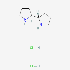 molecular formula C8H18Cl2N2 B8202049 (2S,2'S)-2,2'-Bipyrrolidine dihydrochloride 
