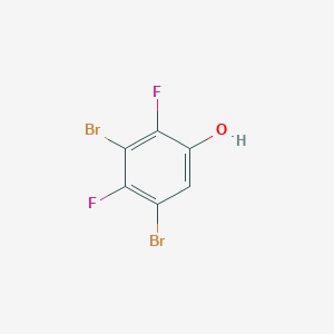 molecular formula C6H2Br2F2O B8202065 3,5-Dibromo-2,4-difluorophenol 