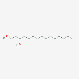 molecular formula C15H32O2 B8202104 Pentadecane-1,3-diol 
