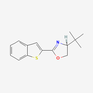 (S)-2-(Benzo[b]thiophen-2-yl)-4-(tert-butyl)-4,5-dihydrooxazole