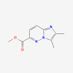 molecular formula C10H11N3O2 B8202167 Methyl 2,3-dimethylimidazo[1,2-b]pyridazine-6-carboxylate 