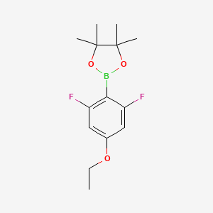 2-(4-Ethoxy-2,6-difluorophenyl)-4,4,5,5-tetramethyl-1,3,2-dioxaborolane