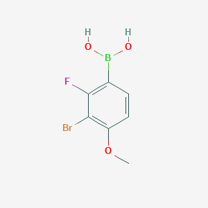 (3-Bromo-2-fluoro-4-methoxyphenyl)boronic acid