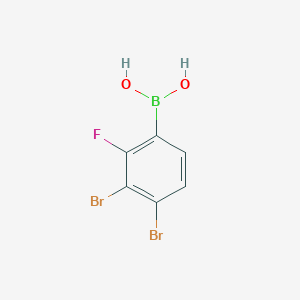 (3,4-Dibromo-2-fluorophenyl)boronic acid