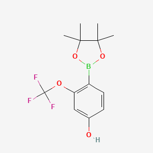 4-Hydroxy-2-(trifluoromethoxy)phenylboronic acid pinacol ester