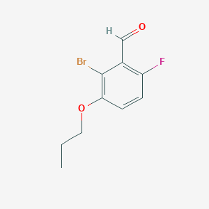 2-Bromo-6-fluoro-3-propoxybenzaldehyde