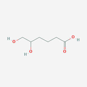 molecular formula C6H12O4 B8202342 5,6-Dihydroxyhexanoic acid 