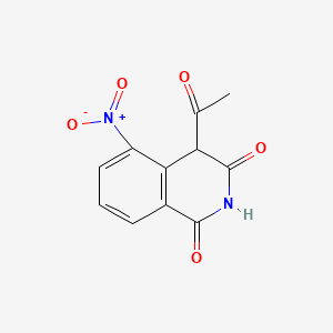 4-acetyl-5-nitro-4H-isoquinoline-1,3-dione