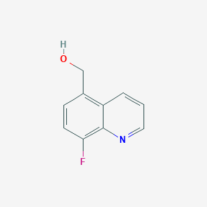 molecular formula C10H8FNO B8202367 (8-Fluoroquinolin-5-yl)methanol 
