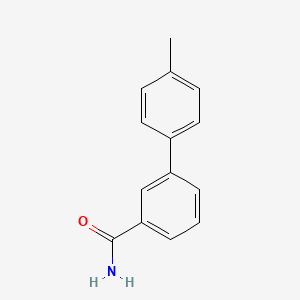 molecular formula C14H13NO B8202371 4'-Methyl[1,1'-biphenyl]-3-carboxamide CAS No. 147404-70-4