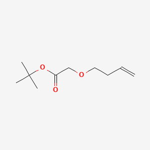 molecular formula C10H18O3 B8202391 Tert-butyl 2-but-3-enoxyacetate 
