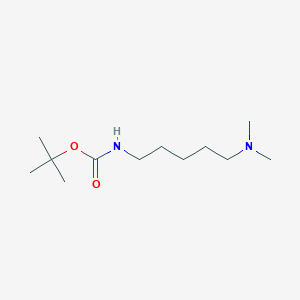 molecular formula C12H26N2O2 B8202400 tert-Butyl (5-(dimethylamino)pentyl)carbamate 
