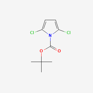 molecular formula C9H11Cl2NO2 B8202454 Tert-butyl 2,5-dichloropyrrole-1-carboxylate 