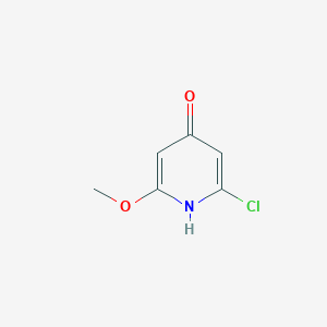 molecular formula C6H6ClNO2 B8202491 2-Chloro-6-methoxy-4-pyridinol CAS No. 1227576-03-5
