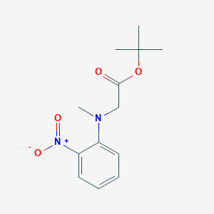 molecular formula C13H18N2O4 B8202496 [Methyl-(2-nitrophenyl)-amino]acetic acid tert-butylester 