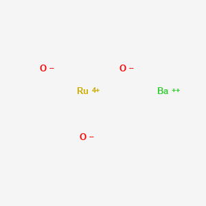 molecular formula BaO3Ru B082025 Barium ruthenium trioxide CAS No. 12009-17-5
