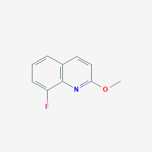 molecular formula C10H8FNO B8202530 8-Fluoro-2-methoxyquinoline 