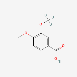 molecular formula C9H10O4 B8202549 4-Methoxy-3-(trideuteriomethoxy)benzoic acid 