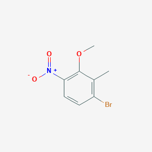 molecular formula C8H8BrNO3 B8202593 3-Bromo-2-methyl-6-nitroanisole 