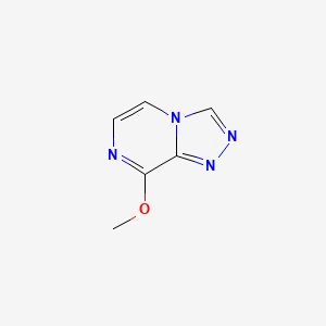 molecular formula C6H6N4O B8202607 8-甲氧基-[1,2,4]三唑并[4,3-a]哒嗪 CAS No. 63744-30-9