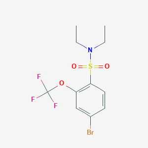 4-bromo-N,N-diethyl-2-(trifluoromethoxy)benzenesulfonamide