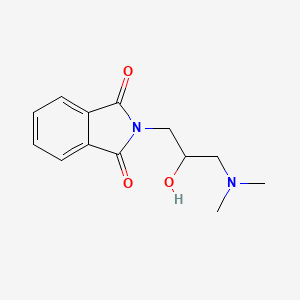 molecular formula C13H16N2O3 B8202757 2-[3-(Dimethylamino)-2-hydroxypropyl]-1H-isoindole-1,3(2H)-dione CAS No. 92108-82-2