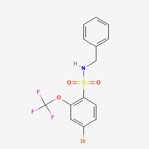 N-benzyl-4-bromo-2-(trifluoromethoxy)benzenesulfonamide