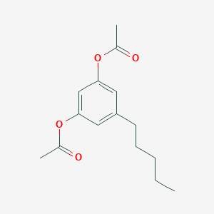 molecular formula C15H20O4 B8202784 Olivetol, diacetate 
