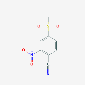 molecular formula C8H6N2O4S B8202866 4-Methylsulfonyl-2-nitrobenzonitrile 