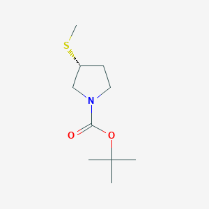 tert-butyl (3R)-3-methylsulfanylpyrrolidine-1-carboxylate
