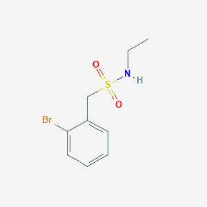 molecular formula C9H12BrNO2S B8203019 1-(2-bromophenyl)-N-ethylmethanesulfonamide 