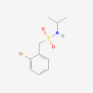molecular formula C10H14BrNO2S B8203027 1-(2-bromophenyl)-N-propan-2-ylmethanesulfonamide 