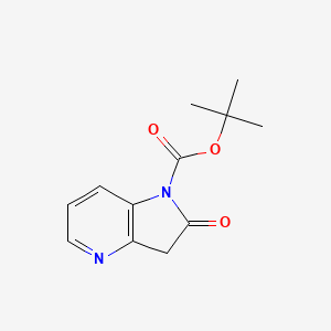 molecular formula C12H14N2O3 B8203104 tert-butyl 2-oxo-3H-pyrrolo[3,2-b]pyridine-1-carboxylate 