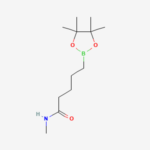 N-methyl-5-(4,4,5,5-tetramethyl-1,3,2-dioxaborolan-2-yl)pentanamide