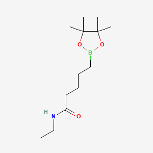 N-ethyl-5-(4,4,5,5-tetramethyl-1,3,2-dioxaborolan-2-yl)pentanamide