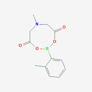 molecular formula C12H14BNO4 B8203335 o-Tolylboronic acid MIDA ester, 97% 