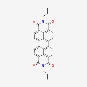 molecular formula C30H22N2O4 B8203348 2,9-Dipropyl-anthra2,1,9-def:6,5,10-d'e'f'diisoquinoline-1,3,8,10-tetrone 