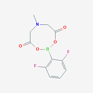 molecular formula C11H10BF2NO4 B8203371 2,6-Difluorophenylboronic acid MIDA ester, 95% 