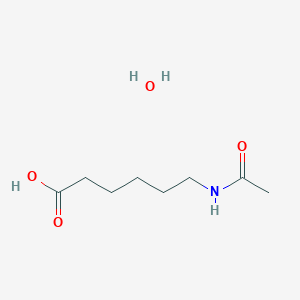 6-Acetamidohexanoic acid;hydrate